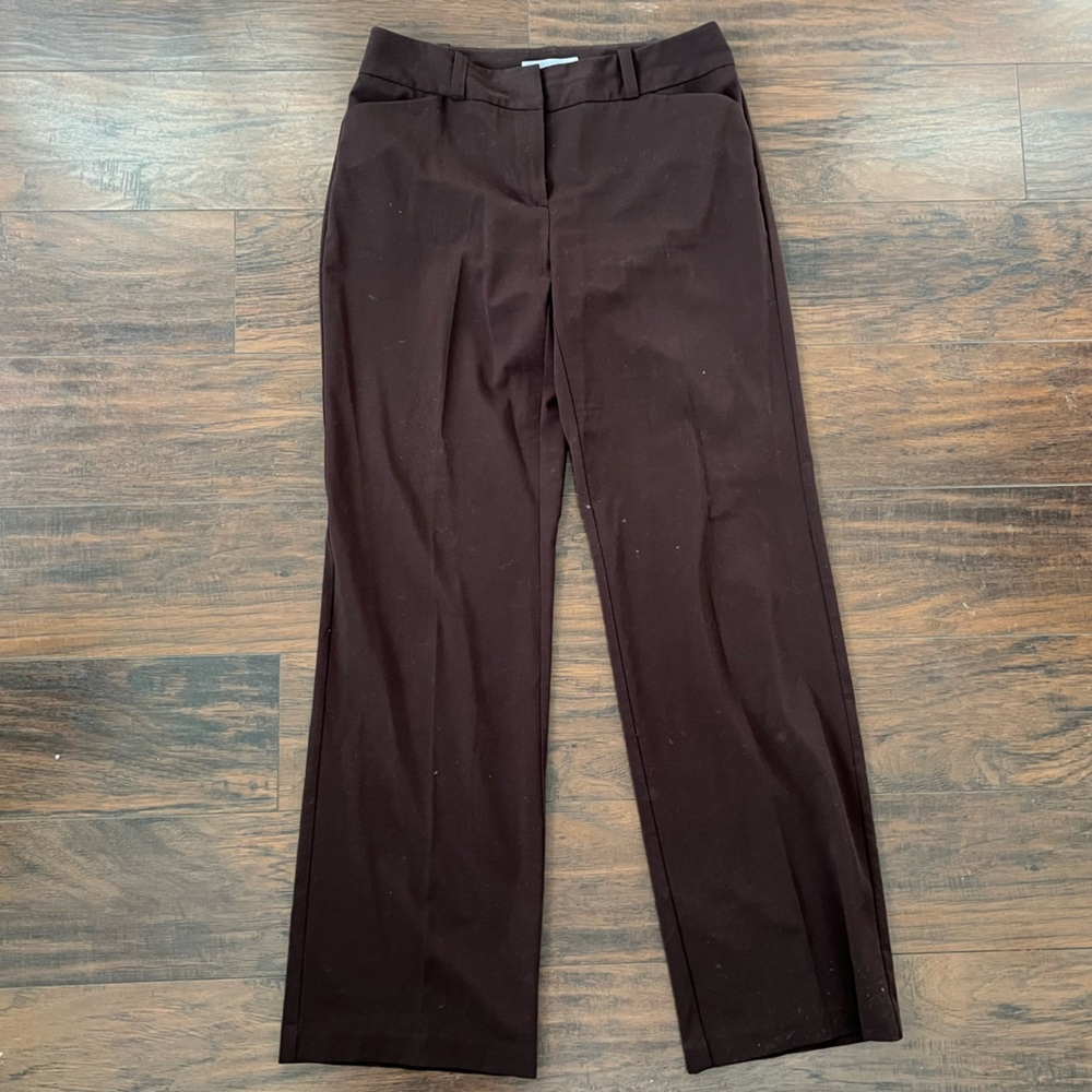 Mid-rise Straight Leg Pants